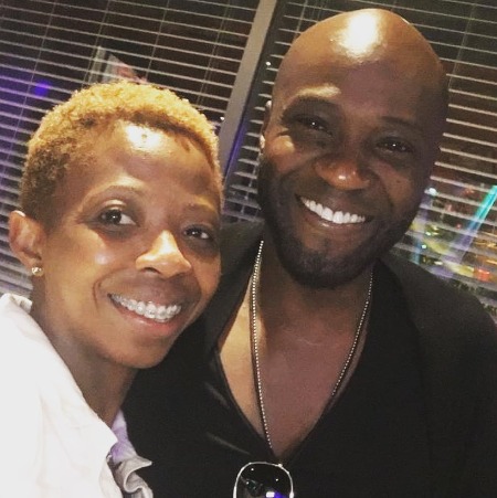 Sammi Rotibi with his cousin Kemi Olugemo.